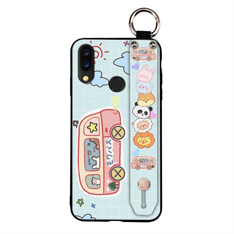 Waterproof Lanyard Phone Case For UMIDIGI Power Fashion Design Cartoon Ring Protective Cute Wrist Strap Anti-knock