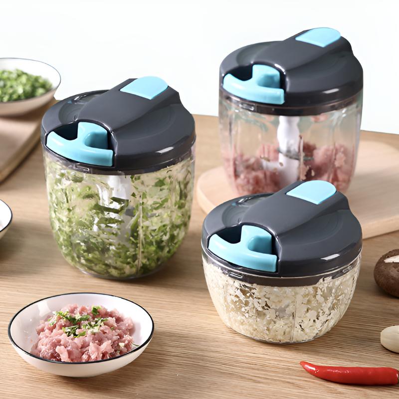 [YoungsVille] Mini Grönsakshackare Kvarn 900ml Mångsidig Slicer