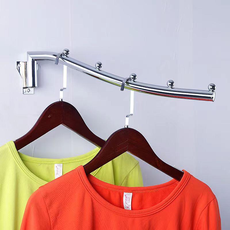 Draaibare Wandgemonteerde Kledinghanger Huis Hotel Kleding Organizer Zwenkarm Houder