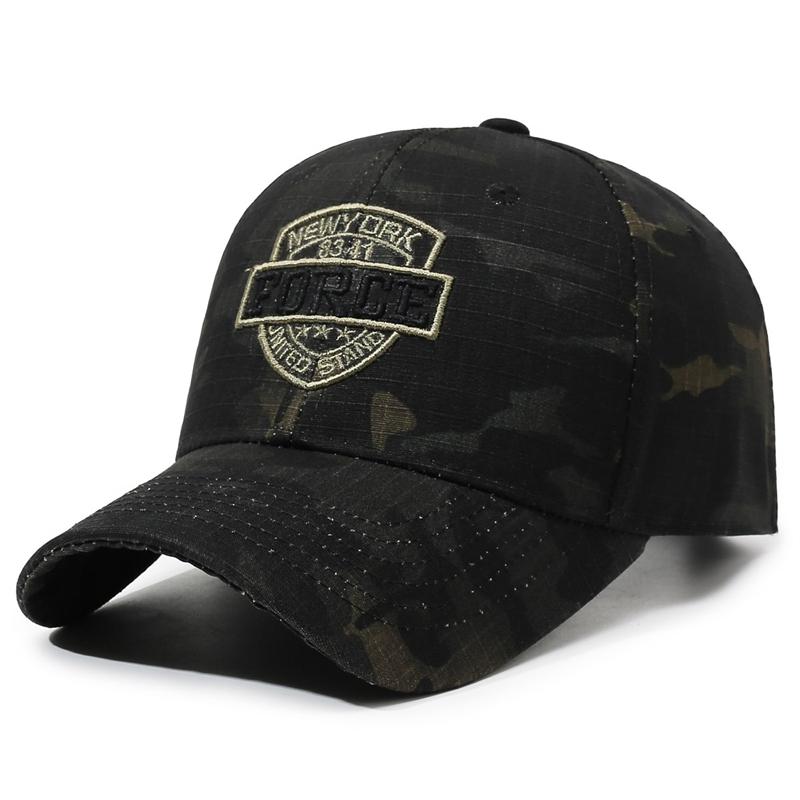 Men s Camouflage Embroidered Baseball Cap Outdoor Sunscreen Cap