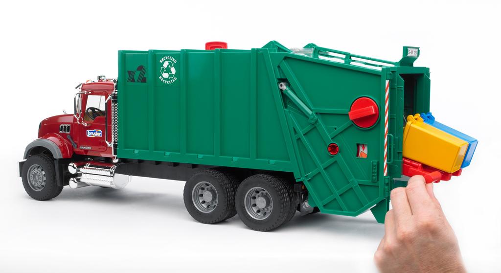 Mack Granite Śmieciarka Bruder 02812 Seria Profi 1:16