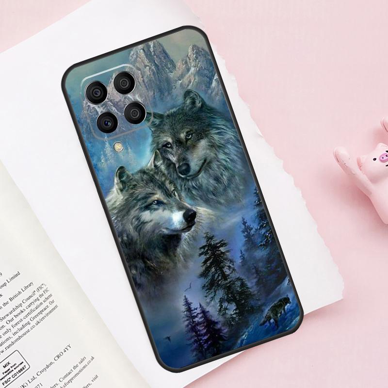 Animal Wolf Galaxy For Samsung Galaxy M23 M33 M53 M13 M11 M51 M14 M34 M54 M20 M30s M12 M52 M15 M55 M32 Case