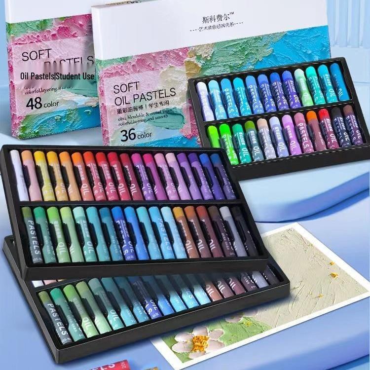 

Эксклюзив для новичков: Набор масляной пастели из 24 цветов, экологичный, для детей