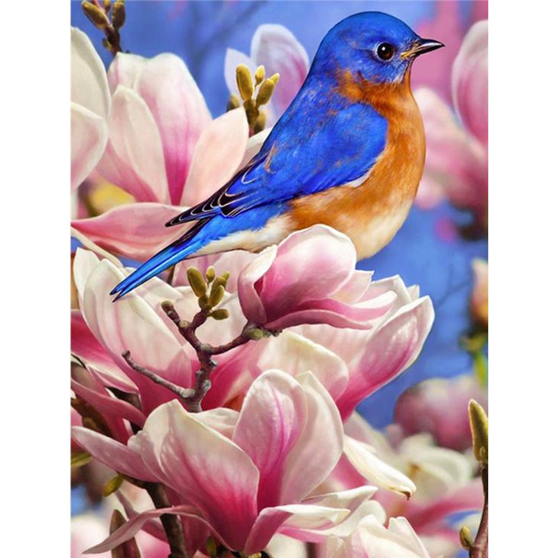 5d Diamond Painting Flower Birds Full Square/Round Diamond Embroidery Cross Stitch Peony Mosaic Needlework Home Decor Kits
