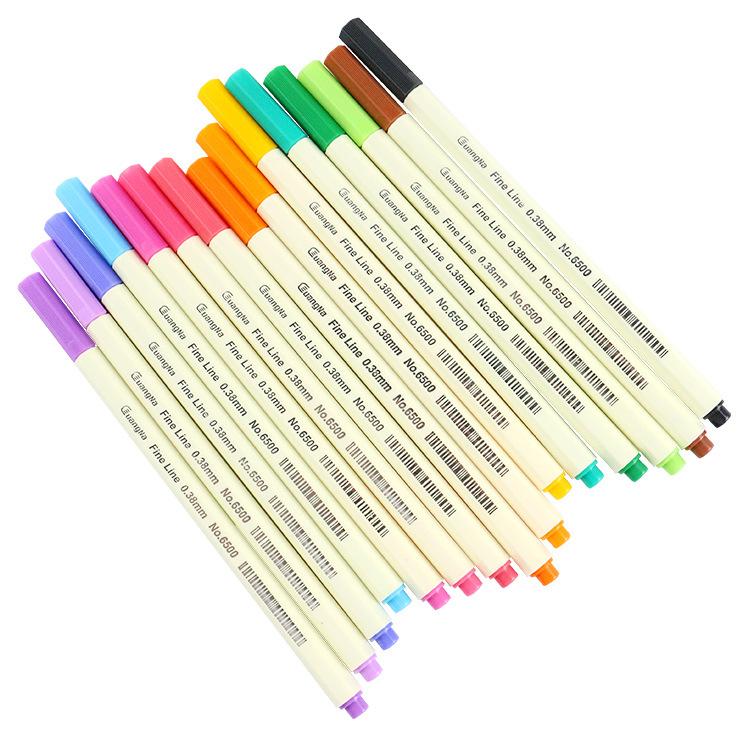 10pcs/15pcs Set Line Drawing 0.38mm Pen Color Extremely Fine Colouring Pen 0.38mm Pen for Water-based Marker Graffiti Painting