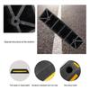 Rubber-Plastic Parking Stopper Rubber Auto Wheel Guide Block Aid Universal  Garage Car Lot
