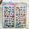 Blauer Engel 3D Relief Hohl-Aufkleber - Niedliche Cartoon-Abziehbilder, Wasserdicht für Kinder DIY Handyhülle Kühlschrank Tagebuch Kawaii Dekor Geschenke