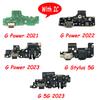 USB Charging Port Charger Board Flex Cable For Moto G Stylus 1G G Power 1116 1116 G Pure Dock Plug Connector With Microphone