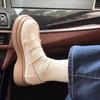 College platform Mary Jane single shoes women's summer new versatile student retro big head small leather shoes