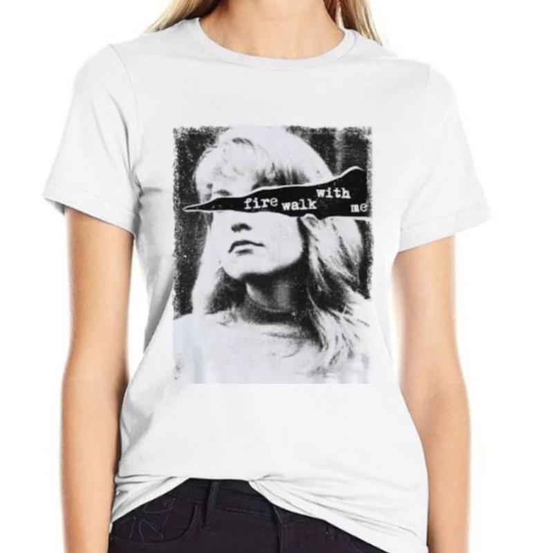 Twin Peaks Laura Palmer Fire Walk with Me T Shirt Oversize Clothing Tees  T-Shirts Men's and Women's Comfortable Unique Cotton