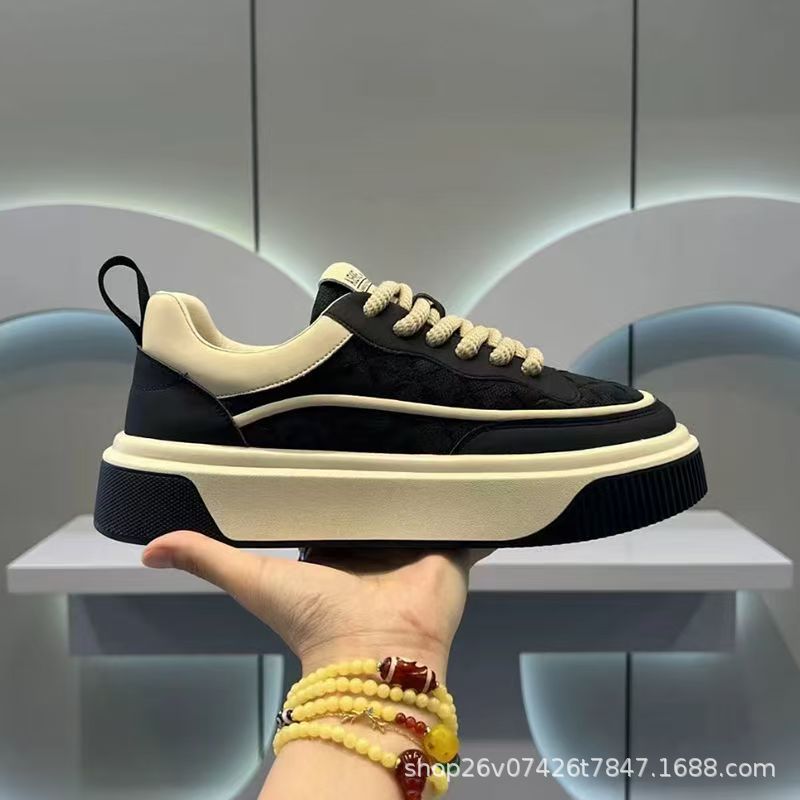 Pantofi originali de trend pentru bărbați casual 2025 primăvară pantofi sport cu talpă moale pantofi de skate brand de val european pantofi de modă casual pentru bărbați