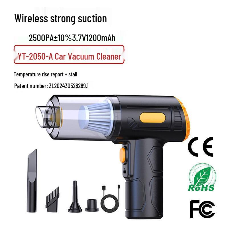 Dual-Use Portable Wireless Car Vacuum: Strong Suction & Blow