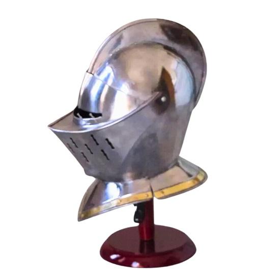 European Closed Helmet  Medieval Knight Armor Helmet