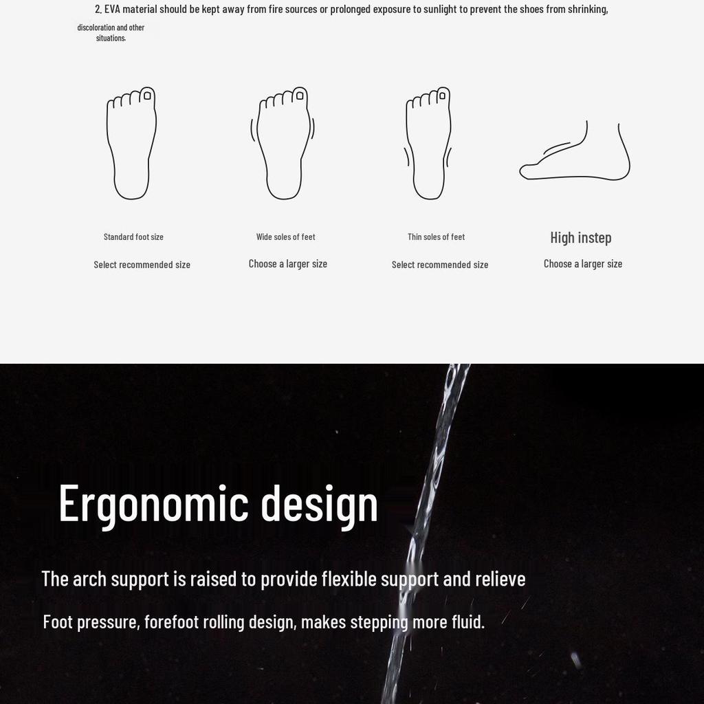 Lidani Men's Non-Slip EVA Summer Sandals: Thick Sole, Height-Enhancing Outdoor Sports and Beach Slippers