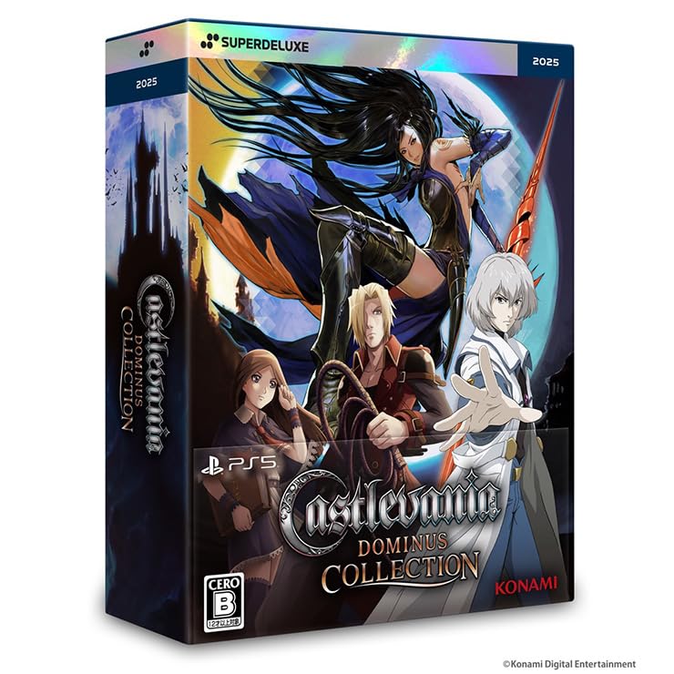 Ebiten Castlevania Dominus Collection DELUXE EDITION PS5 Набор 3D-кристаллов [Эксклюзив Amazon.co.jp]