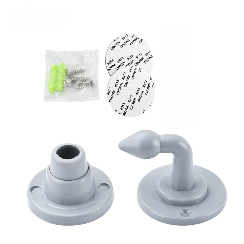 Silent Silicone Door Stopper Door Lock Protective Pad Anti-Collision Protection Self Adhesive Doorstop Wall Protectors