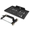 Car Battery Hold Down Tray Bracket Set Recessed Slots Sturdy Construction for 27 30 31 Series Batteries
