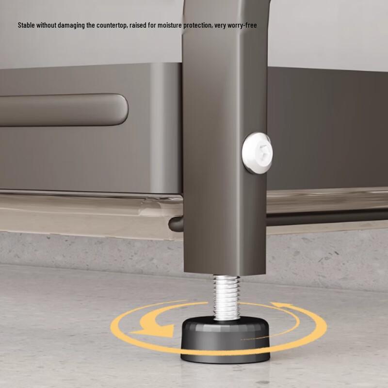 Multi-functional Countertop Aluminum Alloy Dish Drying Rack