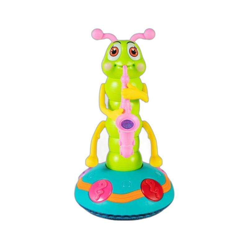 Electric Dancing Crawling Toy: Musical Twisty Worm Caterpillar with Lights for Kids