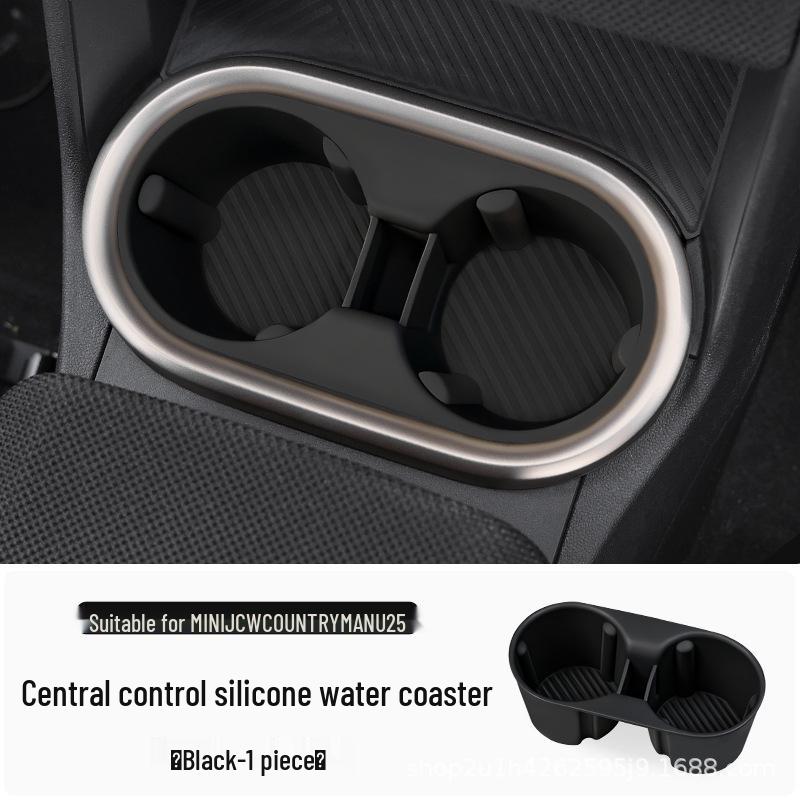 BMW Mini JCW Countryman Silicone Center Console Mat & Cup Holder Decor