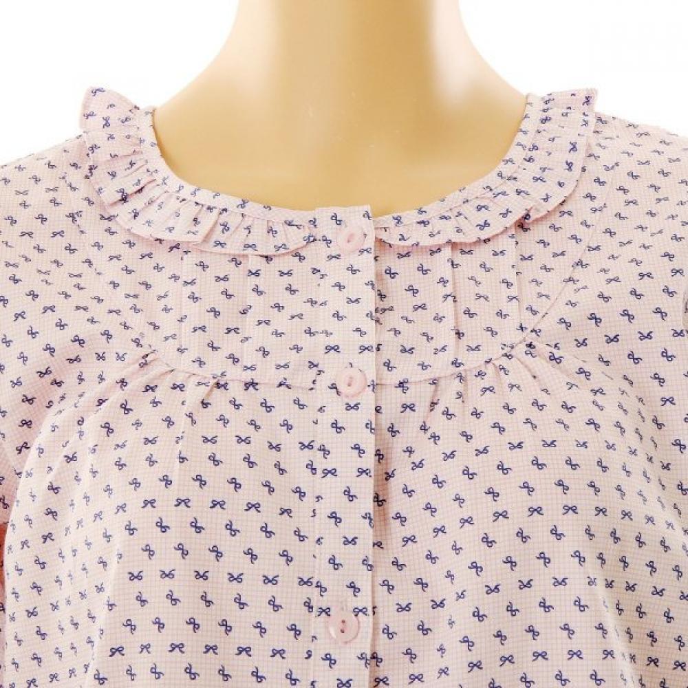Affordable Price  Cotton 70S Cute Ribbon Print Women S Pajama  Wpa3190 