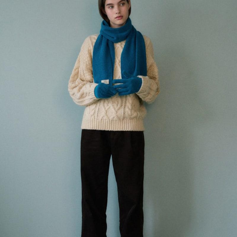 LAP Fingerhole Wool Knit Gloves AQ7AGA01