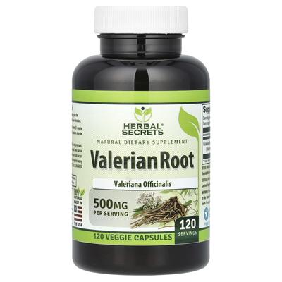 Valeriaanwortel, 500 mg, 120 plantaardige capsules