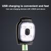 1-10PCS LED Clip Flashlight 3 Modes USB Rechargeable Clip On Cap Hat Light Night Running Safety Warning Light Portable Headlight