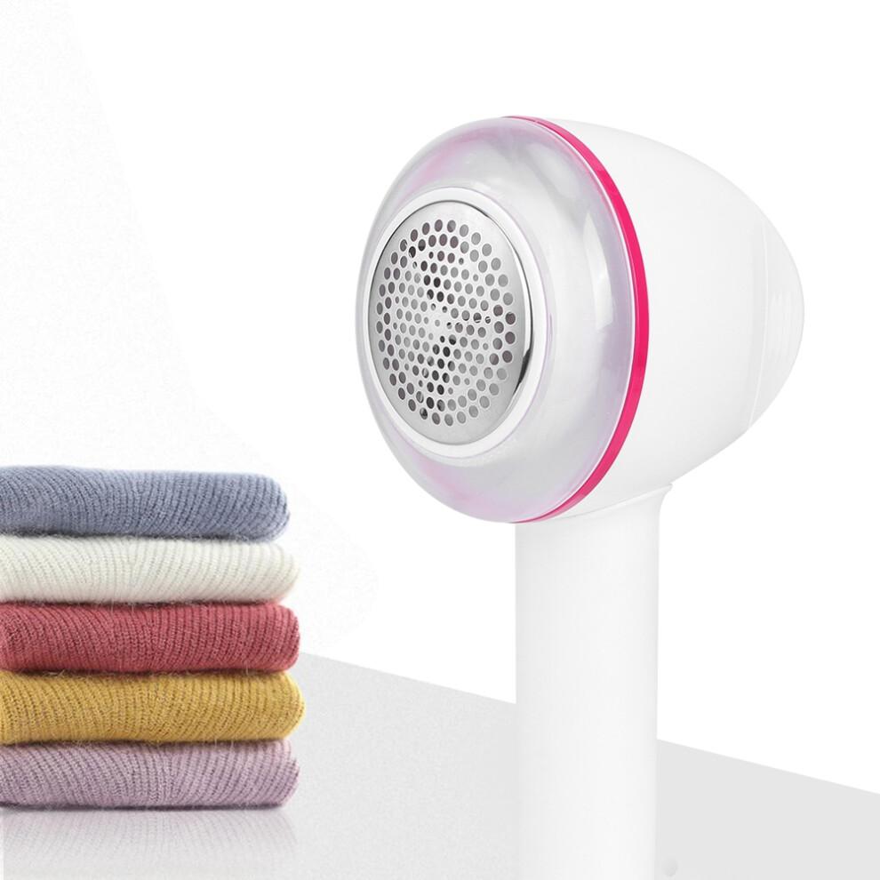 Fabric Shaver Rechargeable Lint Remover with Three Leaf Whirlwind Blades Efficient Clothes Shaver for Sweaters Furniture Portable Hair and Lint Remove