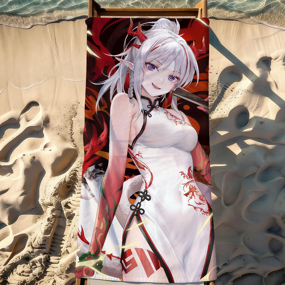Nian Game Arknights Handtuch Sport Schnelltrocknend Reise Campingausrüstung Sanddicht Weich Leicht Großes Strandtuch