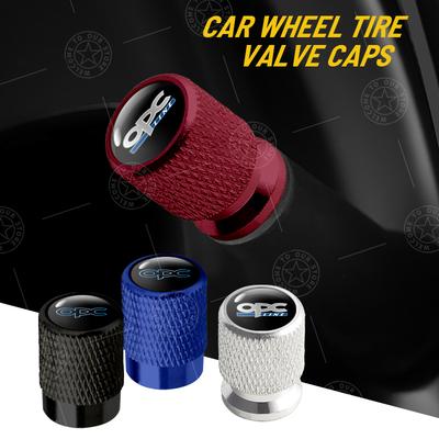 Q1014pcs OPC Line Logo Car Wheel Tire Valve Caps Air Stem Aluminum Accessories For Movano Rocks Insignia GSI Zafira Mokka Adam