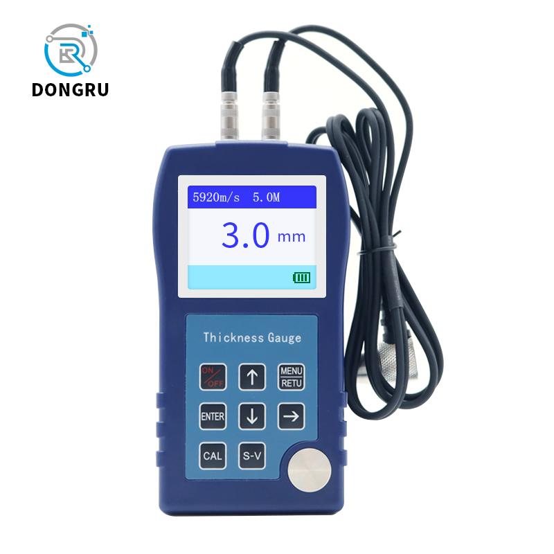 DONGRU DR83S Portable High Precision Advanced Ultrasonic Thickness Gauge Meter with 1 Year Warranty Made in Guangdong China