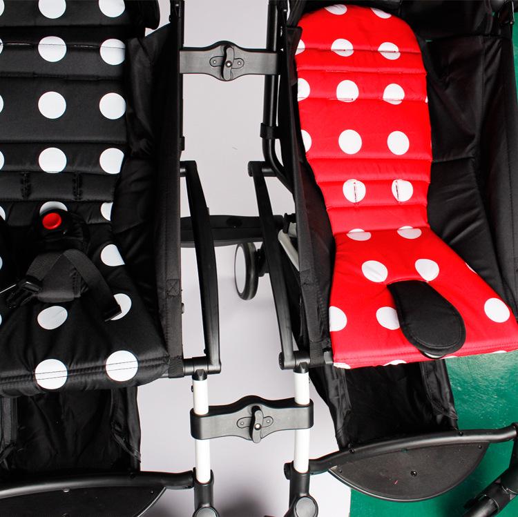 Zwillingskinderwagen-Verbindungsstück für dasselbe Modell - Einzelkinderwagen in Doppelkinderwagen für zwei Babys umwandeln