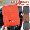 Car Sunvisor Storage Clip Multi-Pocket Card Ticket Clip Organizer Interior Accessories For GR Sport Yaris Chr Auris Rav4