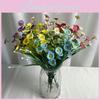 Daisy Small Silk Flower Bouquet For Wedding Decor And Home Styling Projects