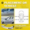 Exterior Door Handle Front Left For 17-20 Hyundai Elantra Sedan wSmart Key EOA