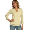 Women's Fashion Casual 3/4 Sleeve T,Shirt  V,Neck Top