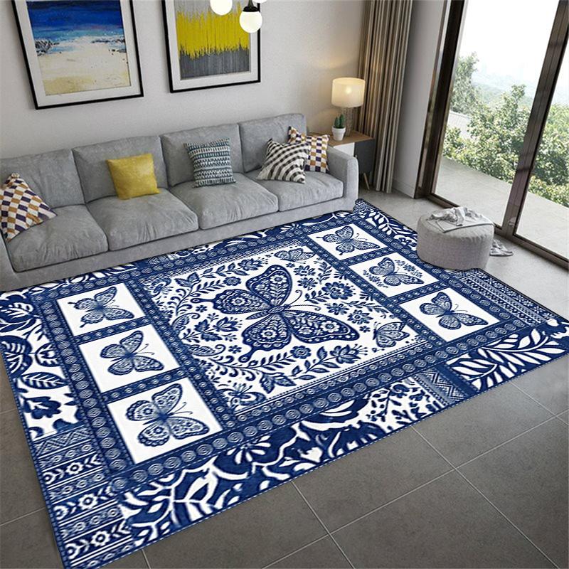 2025 Nieuw Vlinder Decoratie Tapijt Vloerkleed voor Woonkamer Slaapkamer Huis Sofa Decoratie, Kinderen spelen Antislip Vloermat30