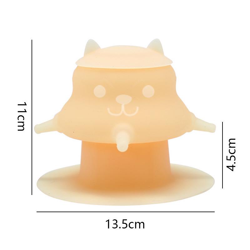 

Silicone Multi-Nipple Pet Feeding Bowl with Bionic Suction Cup