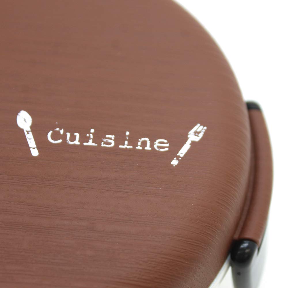 padou Design Wood Grain Lunch Bowl Large Microwave and Dishwasher Safe Bottom [cuisine] (BR) Capacity, (Top Rack 280ml, Rack 420ml, Total 700ml)