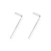 X AUTOHAUX Engine Spark Plug Wire Separator Loom Divider Organizer Clamp Aluminum Alloy 28mm 2 Sets Red