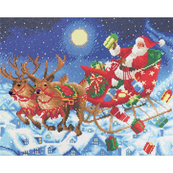 Diamond Painting Kit 40x50cm Santa's Sleigh