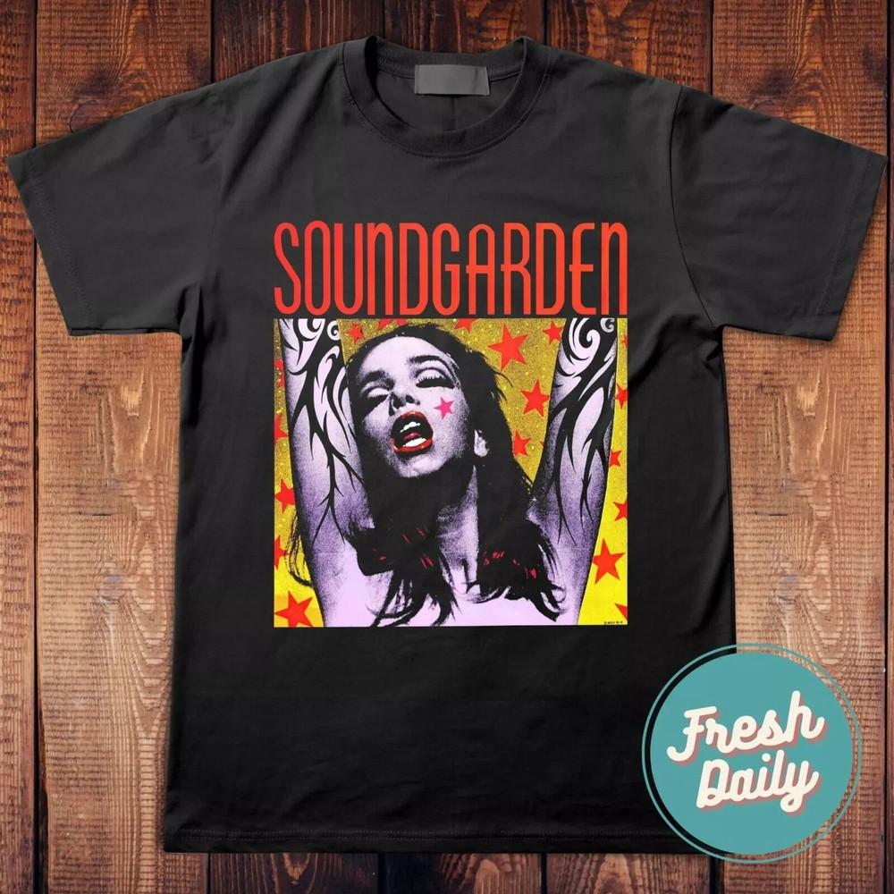 SOUNDGARDEN Unisex T Shirt RARE Rock Band Tee Size S-4XL Unisex T-Shirt S