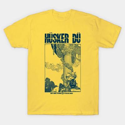 Coleção da Banda Hüsker Dü Presente Para Fã Tamanho Completo P a 5XL Camiseta Camiseta Unissex