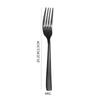 6-Piece Cross-Handle Snake Pattern Titanium-Plated Stainless Steel Cutlery Set (Knife, Fork, and Spoon)