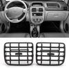 1Pair Air Condition Vent Frame Car Dashboard Grille for Renault Clio II 1998-2001/Thalia I 2001-2006 Car Accessories