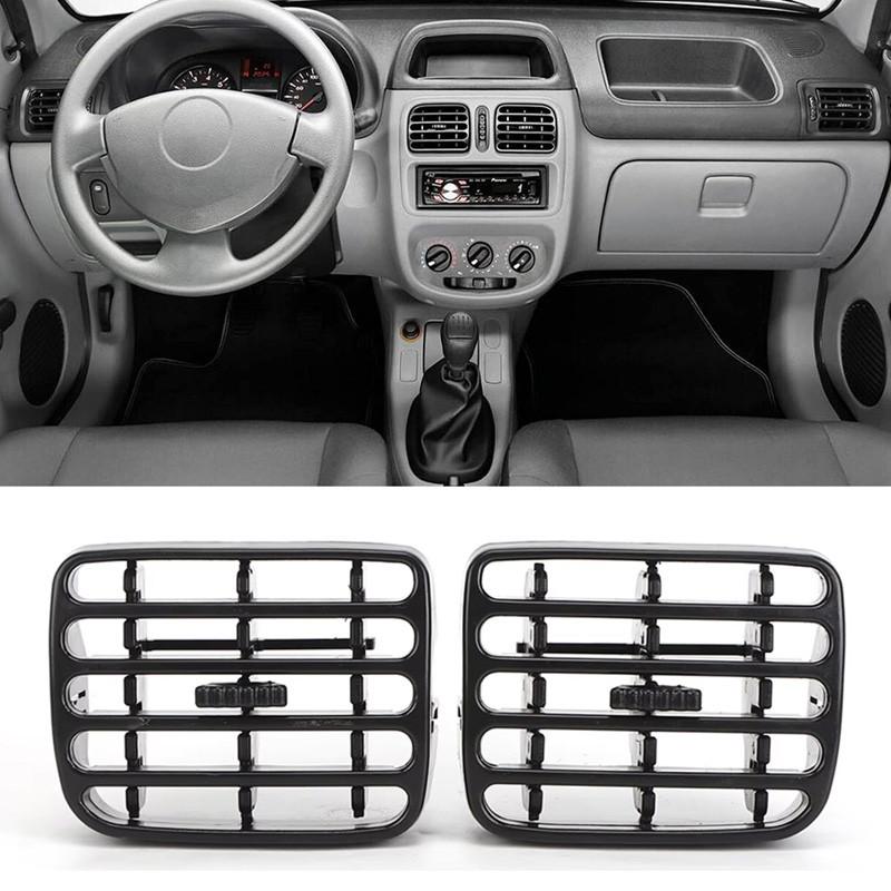 1Pair Air Condition Vent Frame Car Dashboard Grille for Renault Clio II 1998-2001/Thalia I 2001-2006 Car Accessories