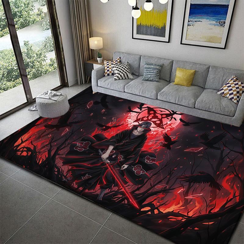 Naruto Adventure Carpet Rug for Living Room Bedroom Home Sofa Decoration,Kids play Non-slip Floor Mat
