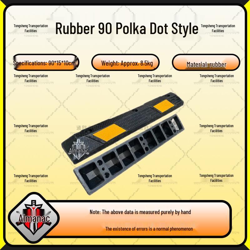 Rubber Car Wheel Chock Parking Barrier and Ground Stopper