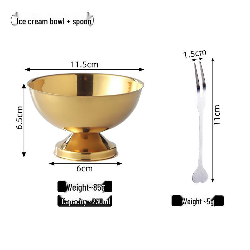 Coppa Alta in Acciaio Inossidabile 304 per Dolci, Gelati, Champagne, Portacandele o Succhi, con Opzioni di Logo Personalizzato.